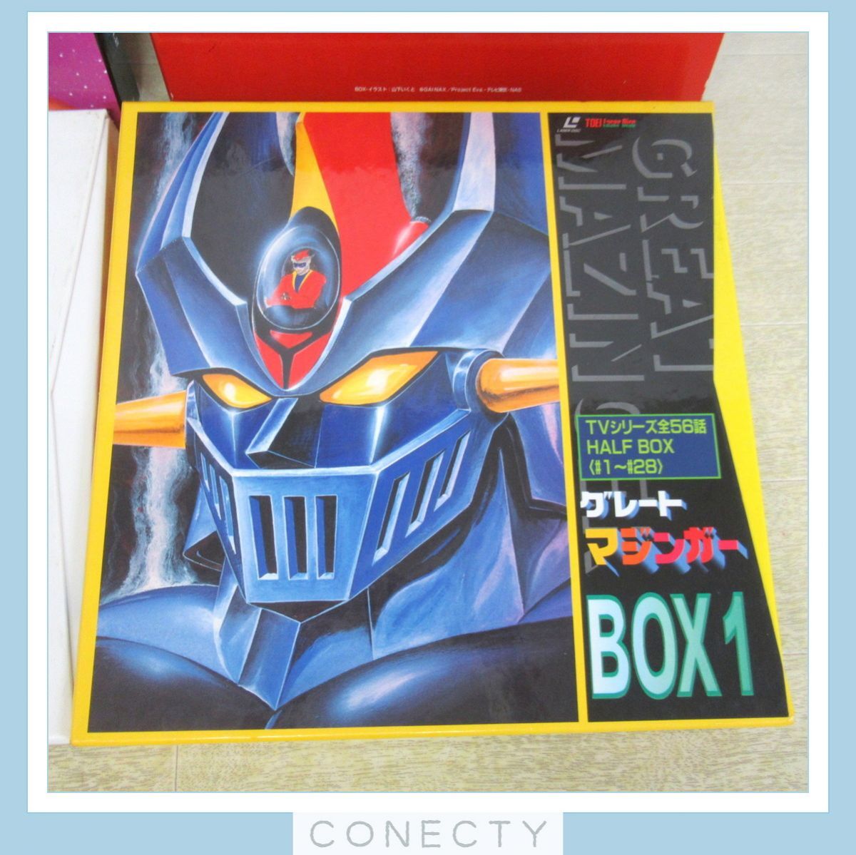 LD unopened contains anime LD Great Mazinger / Getter Robo G/eva/ Nadeshiko The Mission LD BOX total 4 point set don't fit [C4[S4