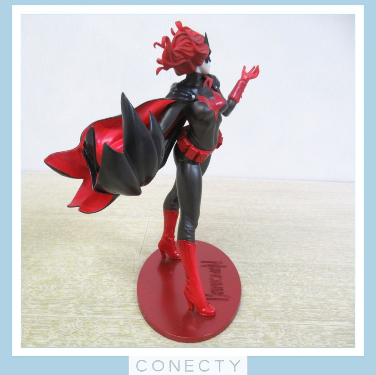  Kotobukiya bat u- man 1/7 figure DC COMICS beautiful young lady BAT WOMAN. shop has painted final product box less . present condition goods [C6[S2