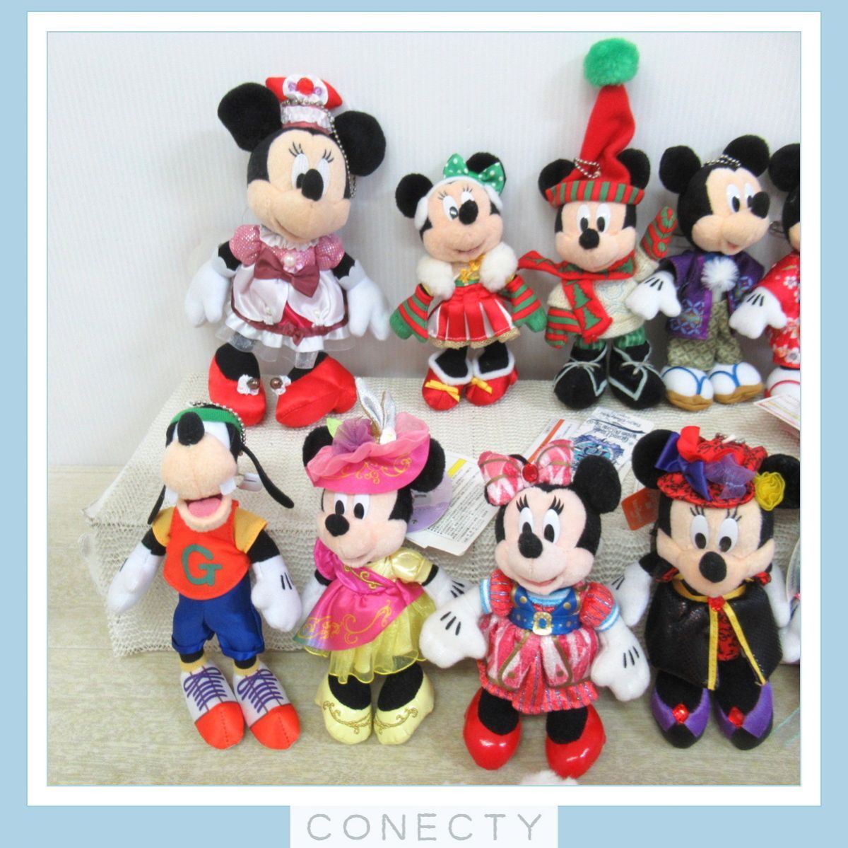  Disney Mickey minnie Goofy снег ... мягкая игрушка значок ... с биркой содержит * Рождество /15th/ Halloween / Новый год [F2[S2