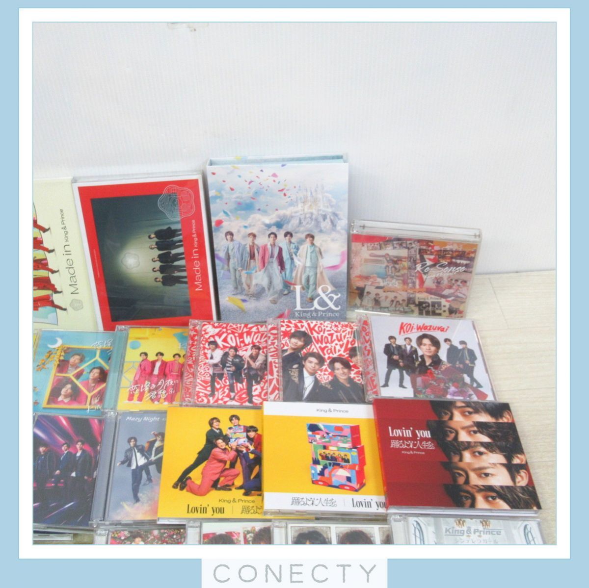 King＆Prince CD セット★購入特典 ポスター ミニファイル ステッカー エコバッグ 等付き/Lovin’you/踊るように人生を。/他【C3【S3_画像3