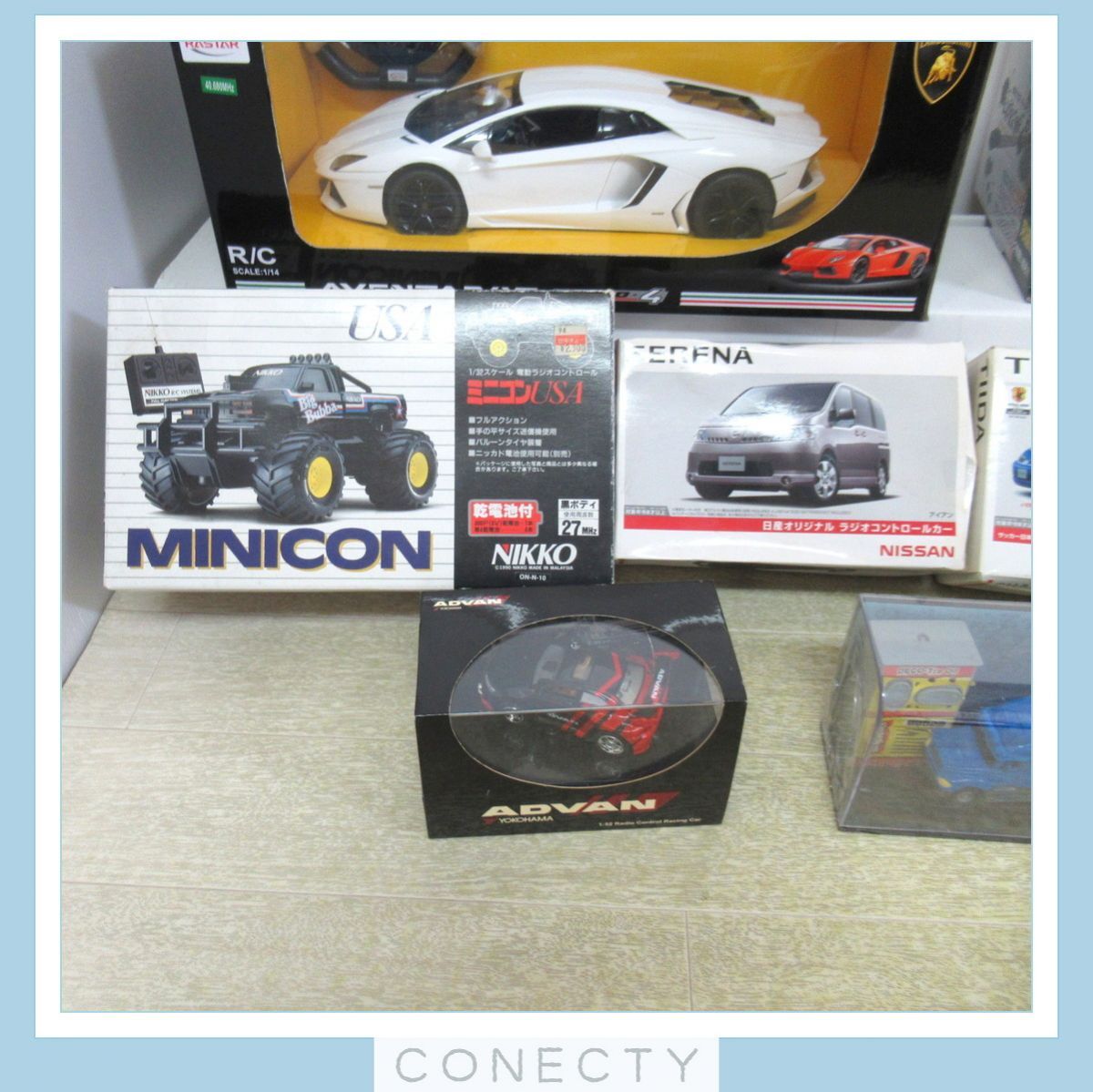  unopened contains Kyosho /RASTAR other Lamborghini / Extreme racing / Advan etc. radio-controller total 9 point set RC operation not yet verification Junk [GN[SX
