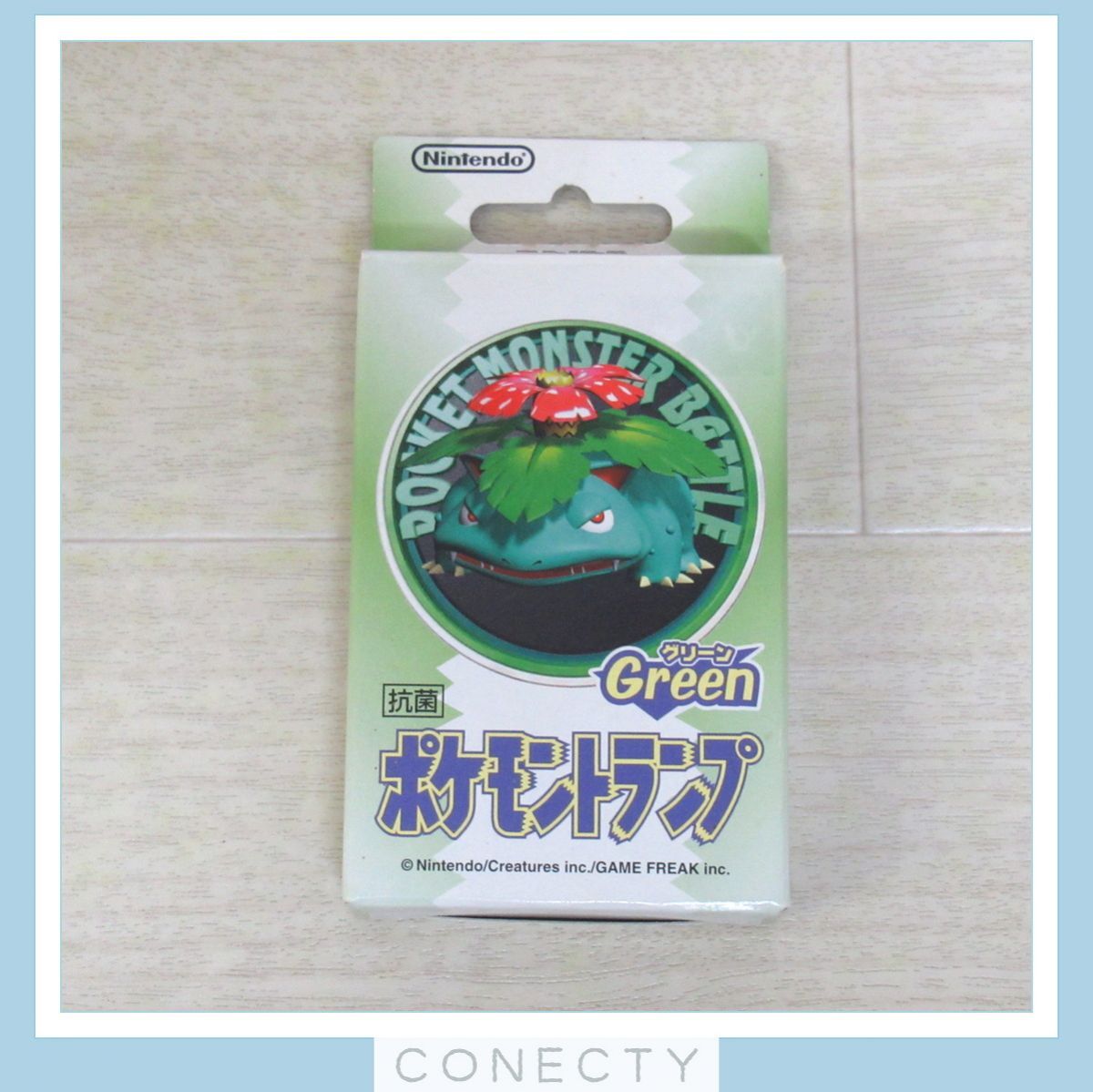  Pokemon карты Green зеленый fsigibana3D Pocket Monster 1998 nintendo [ не использовался / внутри shrink нераспечатанный товар ] ценный * подлинная вещь [J2[SK