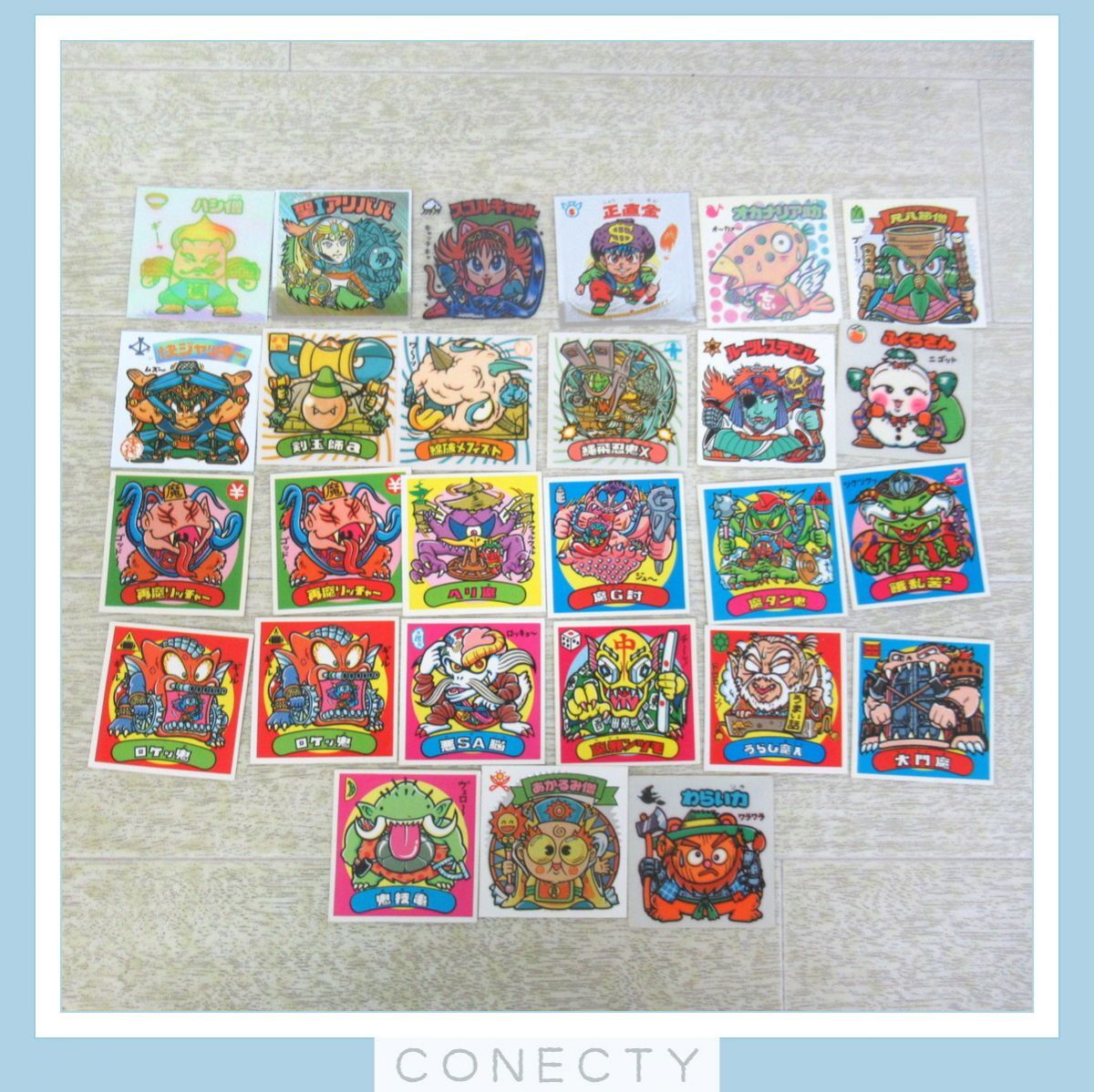  Lotte Bikkuri man seal demon VS angel /Q surface ice version head contains total 125 sheets + Christmas sticker ( large ) set ..mgaru other [T3[SP