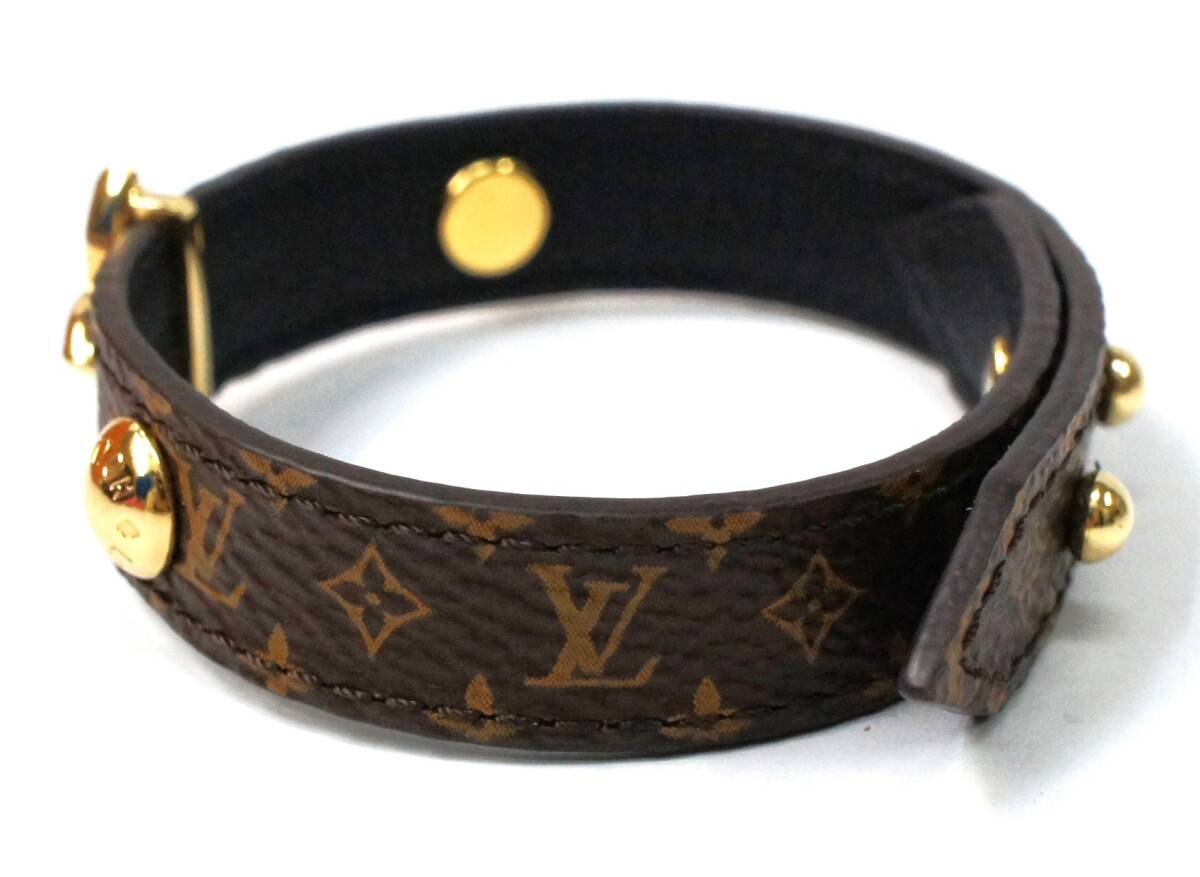 【美品】 LOUIS VUITTON ルイヴィトン モノグラム ブルーミング ブラスレ ブレスレット M6534 【送料無料】_画像2