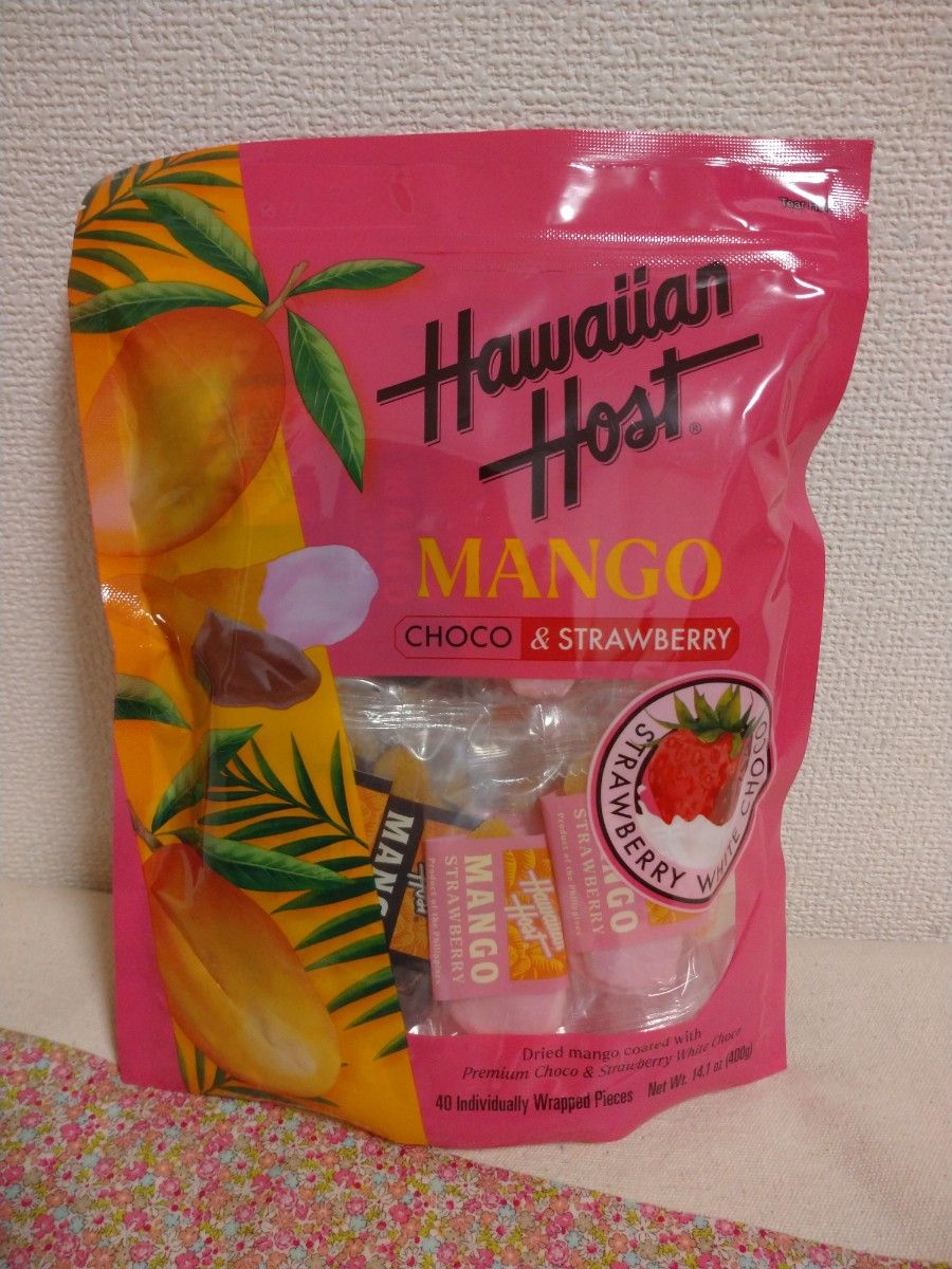 ハワイアンホースト ドライマンゴー チョコ&ストロベリー 400g入