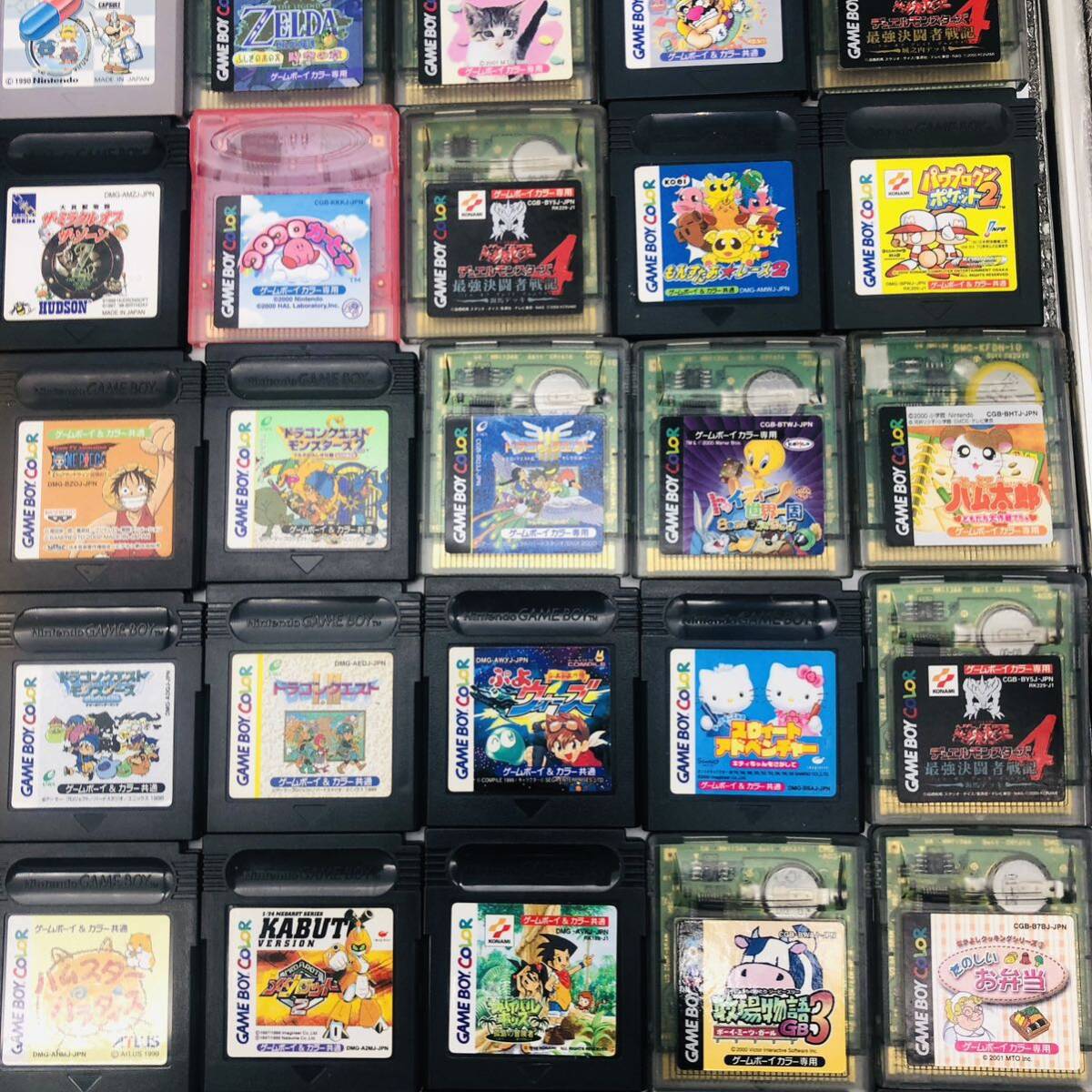 1円スタート◆Nintendo ゲームボーイ ソフト 大量 まとめ 150個 セット GB GBC◆動作未確認 現状品 任天堂 gameboy カラー 初代 ジャンク_画像7