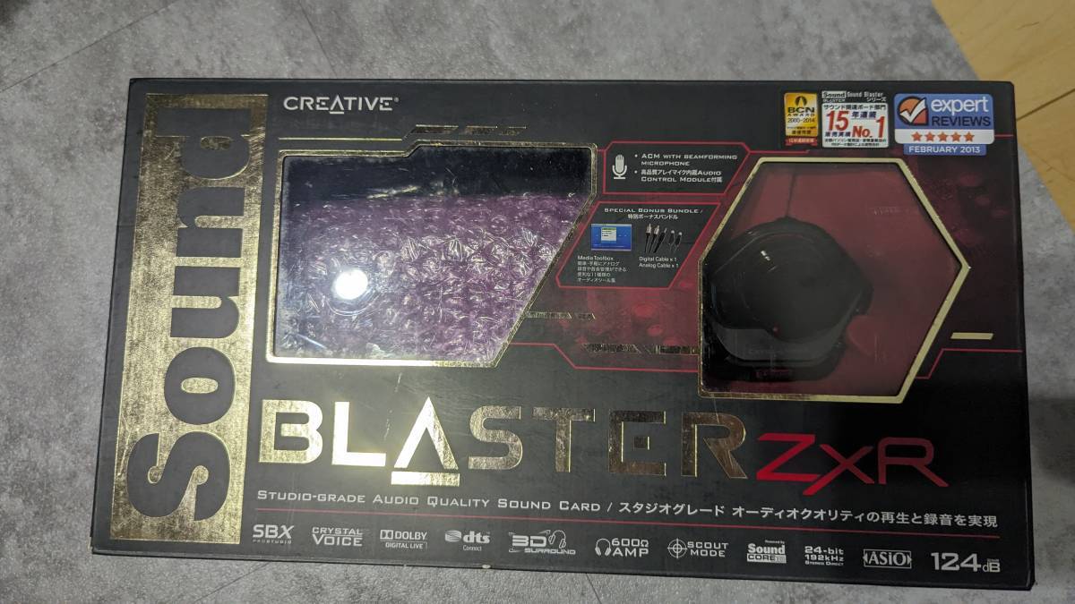 CREATIVE Sound Blaster ZxR　ジャンク_画像1