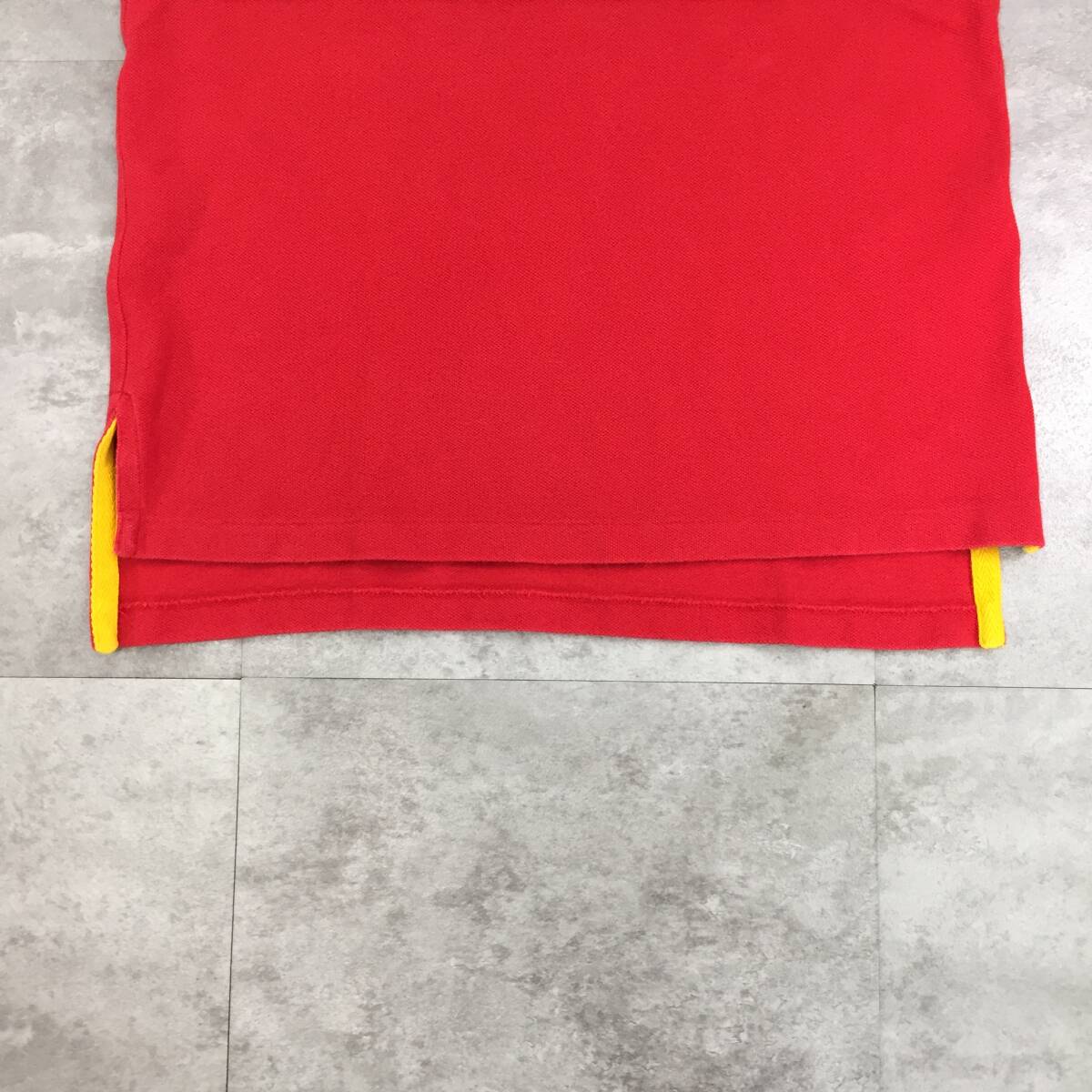 POLO RALPH LAUREN Polo Ralph Lauren вышивка рубашка-поло с коротким рукавом Kids красный красный 165cm