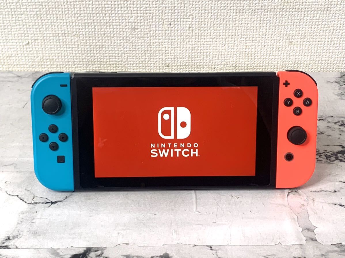 * beautiful goods *Nintendo Switch Nintendo switch body neon red / neon blue HAC-001 the first period . settled 