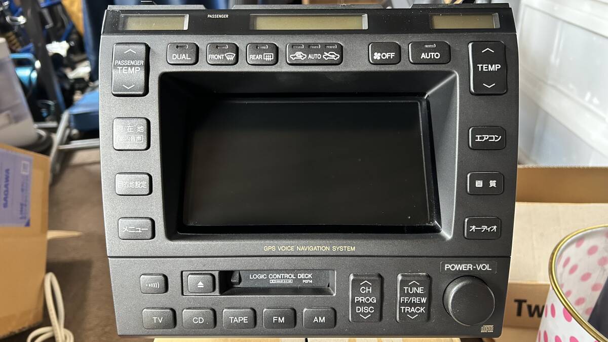  defect less used Toyota Celsior UCF20 UCF21 latter term original multi monitor display 86111-50041 86120-50530 88650-50310 operation verification ending 