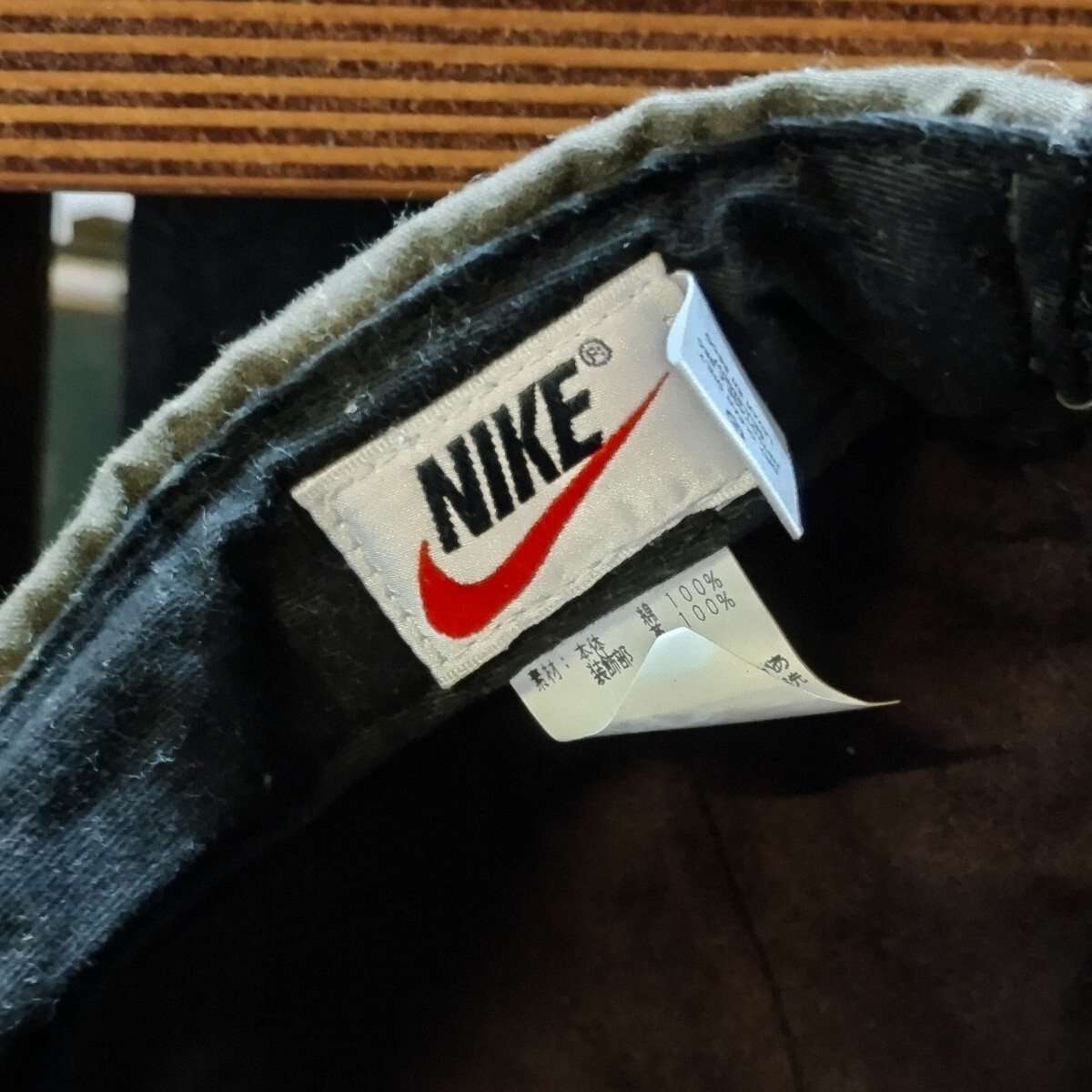 old nike golf オイルド キャップ メタル プレート レザー 検)90's 00's 古着 タイガーウッズ ビンテージ 白タグ y2k ロゴ ラルフローレン_画像8