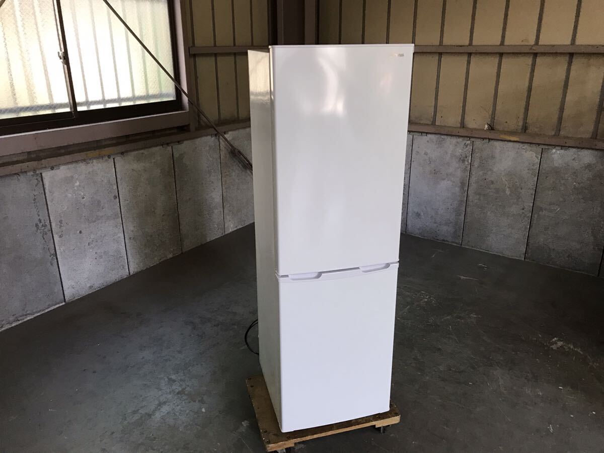 【美品】IRIS OHYAMA アイリスオーヤマ ノンフロン冷凍冷蔵庫 AF162-W 2ドア冷蔵庫 ホワイト 162L 2022年製　直接引き取り可　_画像2