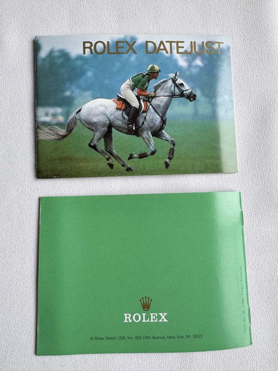 ロレックス ROLEX デイトジャスト 古い冊子 4冊  セット