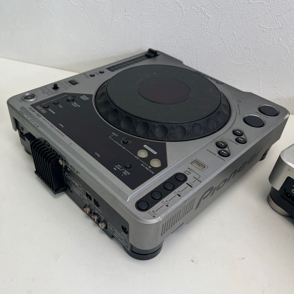 1 иен старт работоспособность не проверялась Pioneer DJ для CD плеер CDJ-800 CDJ-800MK2 2 шт. комплект продажа комплектом DJ для CD плеер DJ оборудование звук оборудование 