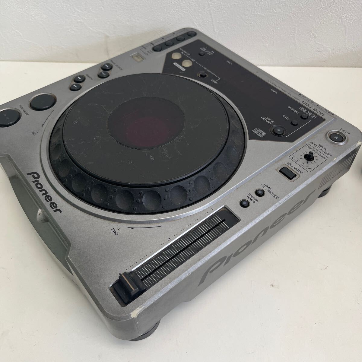 1 иен старт работоспособность не проверялась Pioneer DJ для CD плеер CDJ-800 CDJ-800MK2 2 шт. комплект продажа комплектом DJ для CD плеер DJ оборудование звук оборудование 