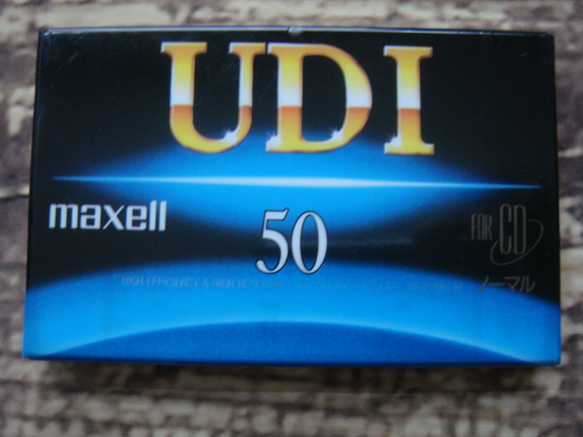 maxell・マクセル^,,.UDI*FOR CD/ノーマル・カセットテープ50*まっすぐな音。_.,,^「未使用品」_画像1