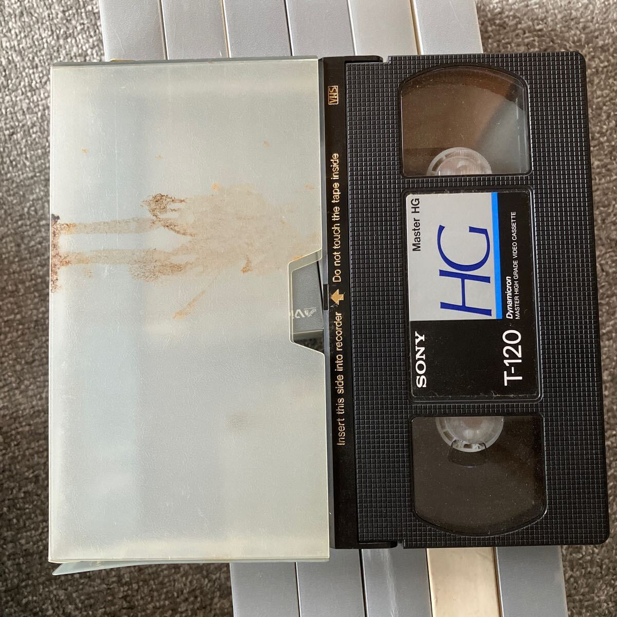 【ジャンク】VHS 使用済みビデオテープ 12本セット 再録画用　【動作未確認】_画像5
