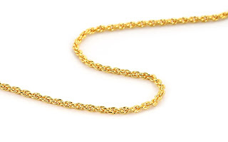 18KGP 18金 鍍金 麻ひもチェーン ゴールドネックレス gold necklace 50の画像4