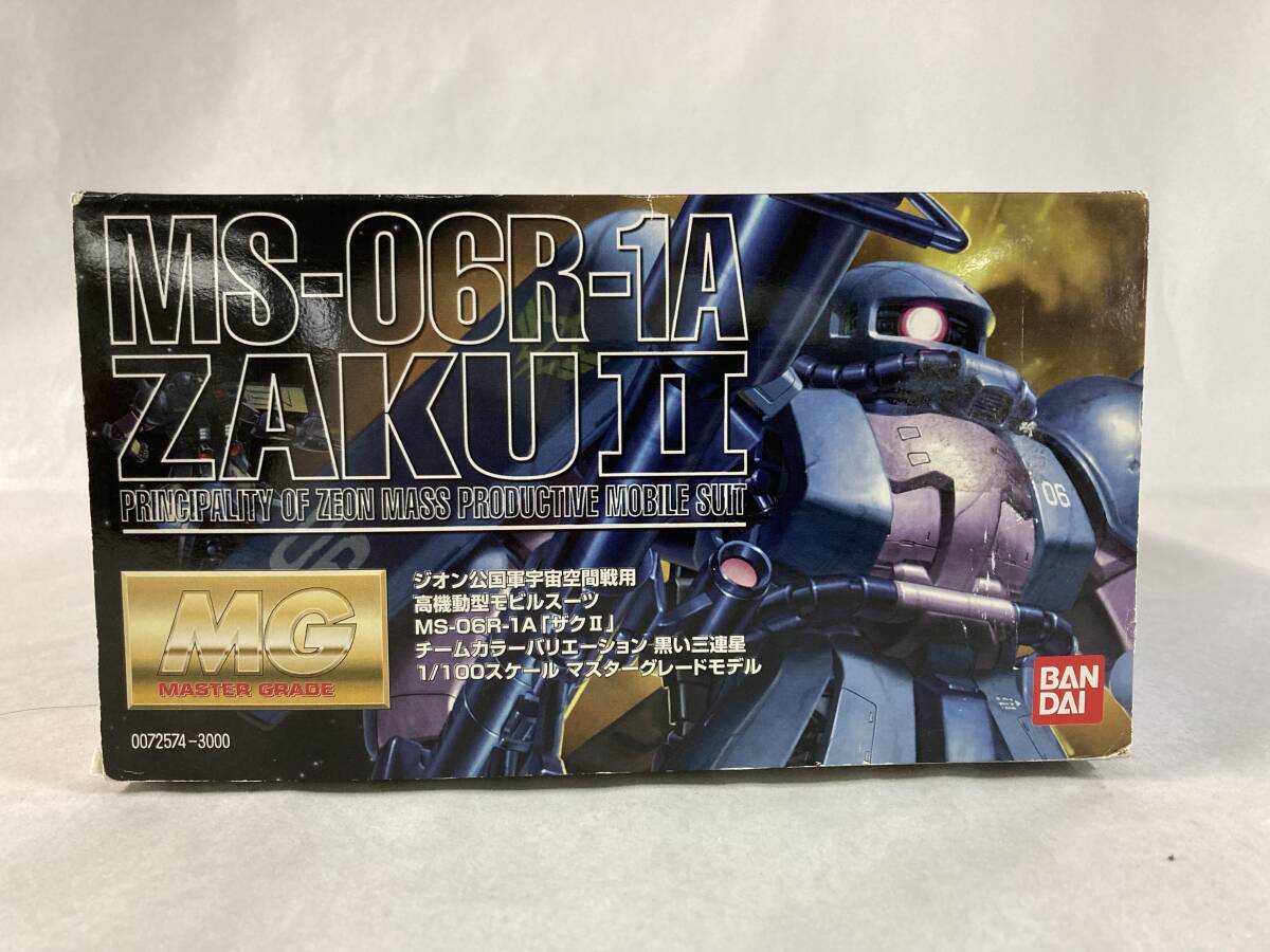 * Bandai 1/100MG MS-06-R-1A[ The kⅡ] team color variation black . three ream star unopened 