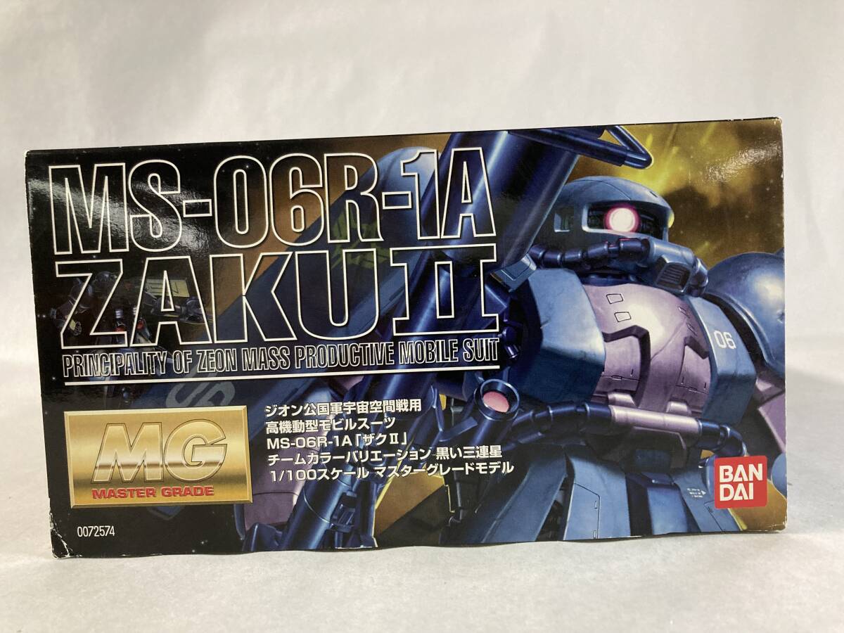 * Bandai 1/100MG MS-06-R-1A[ The kⅡ] team color variation black . three ream star unopened 