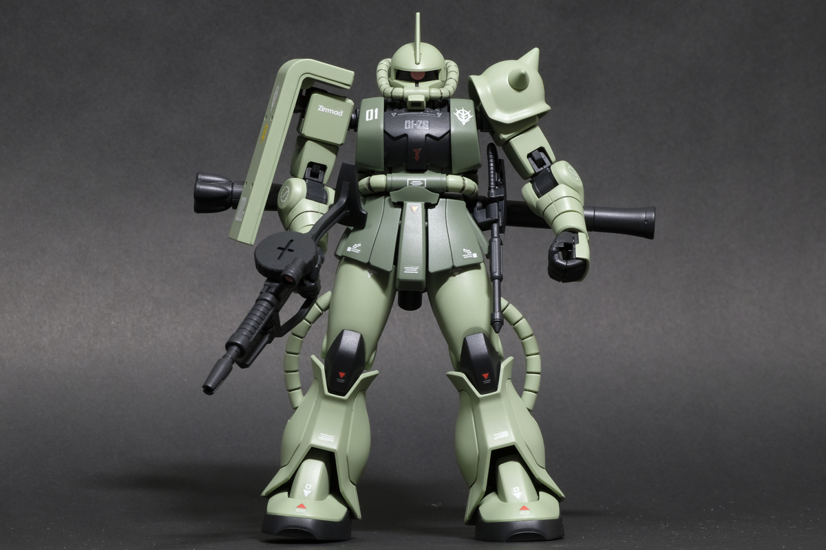  HG 1/144 MS-06 ZAKUⅡ ザク2 5061545 全塗装組立済 ガンプラ 完成品_画像8