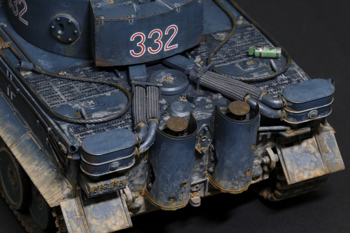 タミヤ 1/35 TIGERⅠドイツ重戦車 タイガー1 初期生産型 35216 塗装完成品_画像5