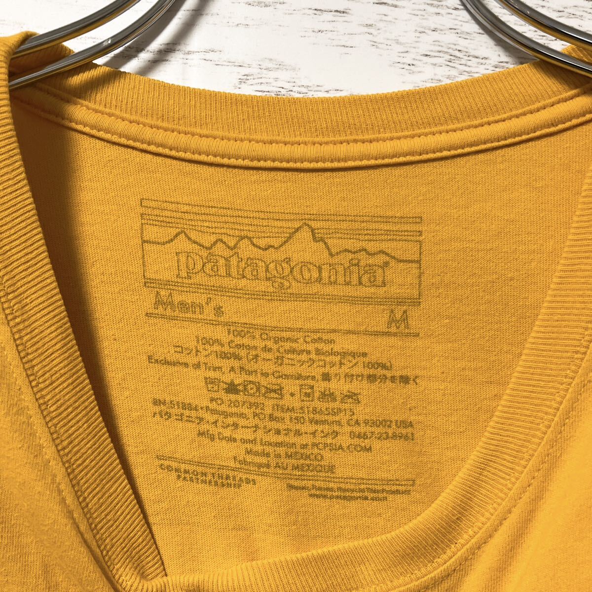 パタゴニア patagonia Tシャツ 半袖 メンズ M バックプリントバックロゴ _画像7