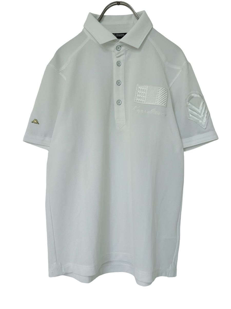 kappa golf  カッパゴルフ　ポロシャツ　メンズM ホワイト　白