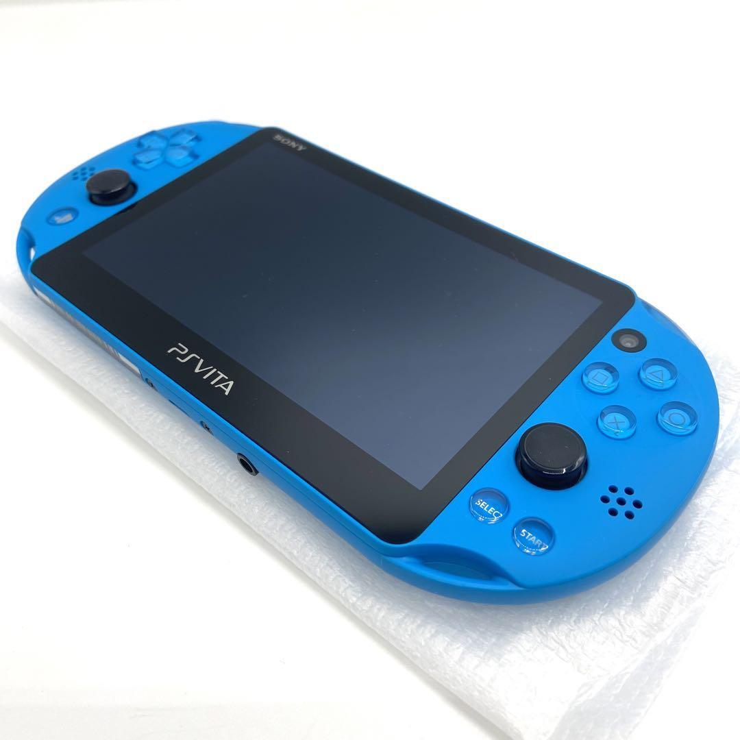 【極美品】　SONY ソニー　PS VITA プレイステーションヴィータ 　 PCH-2000ZA23　アクアブルー　_画像5