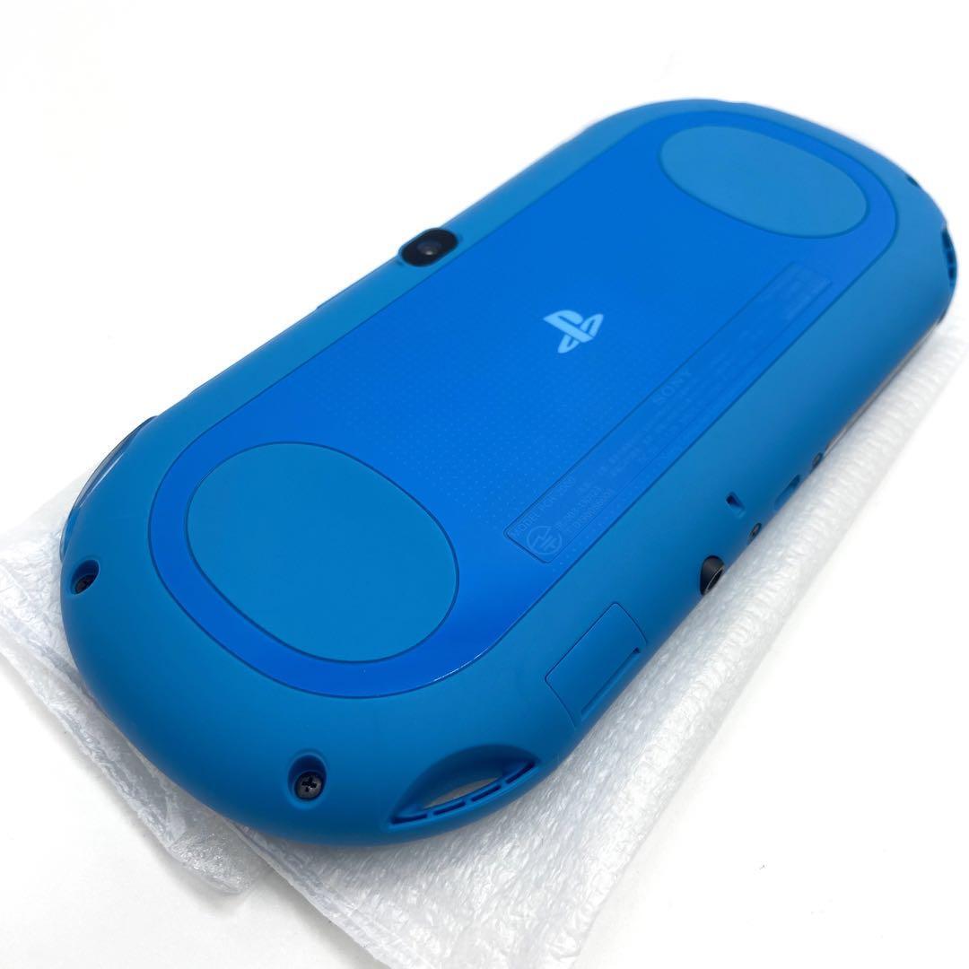 【極美品】　SONY ソニー　PS VITA プレイステーションヴィータ 　 PCH-2000ZA23　アクアブルー　_画像9