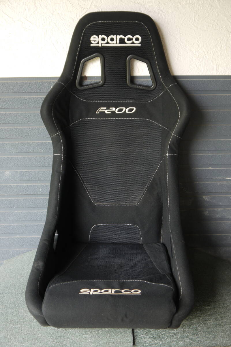 SPARCO F200（黒） フルバケットシート スパルコ正規品 中古_画像1