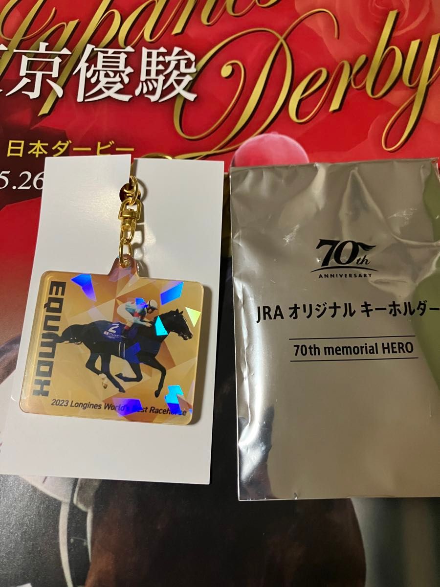 日本ダービー ウエルカムチャンス賞 アクリルキーホルダー 競馬 JRA 日本ダービー 来場者限定 オリジナルアクリル