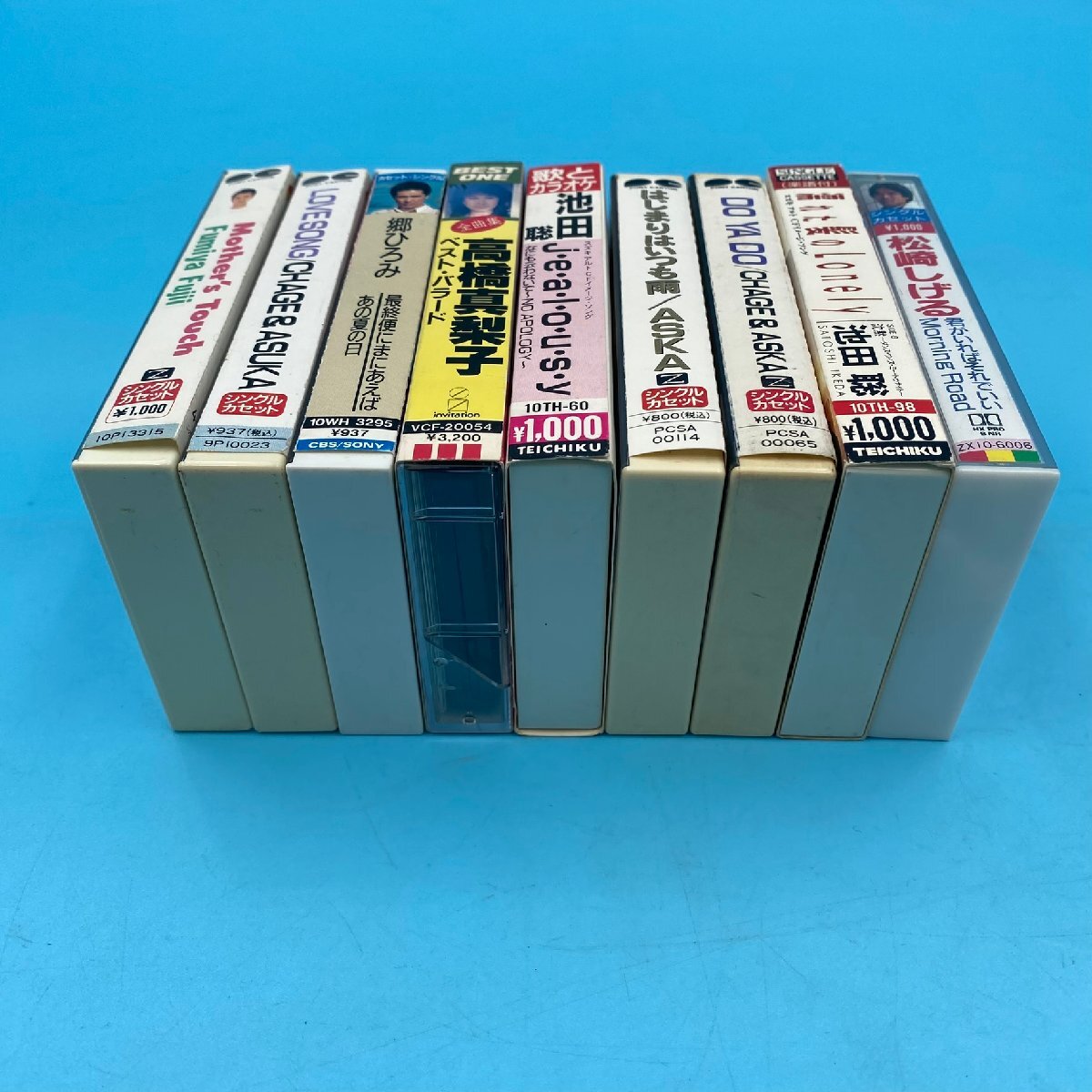 [10389P042] Японская музыка J-pop кассетная лента продажа комплектом CHAGE AND ASKA Takahashi Mariko Matsuzaki Shigeru Go Hiromi Fujii Fumiya Showa Retro музыка 