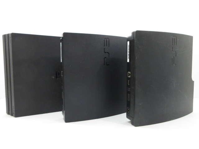 n76554-ty ジャンク○計3台セット PS3本体 CECH-2100A(120GB)×1 CECH-3000A(160GB)×1 PS4本体 CUH-7200B(1TB)×1 [035-240501]_画像1