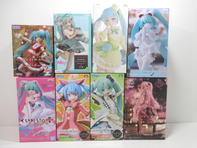 n76935-ty 未開封○8個セット 初音ミク フィギュア SPM ESPRESTO EX∞d Creative Figure AMP等 プロセカ [054-240510]の画像1