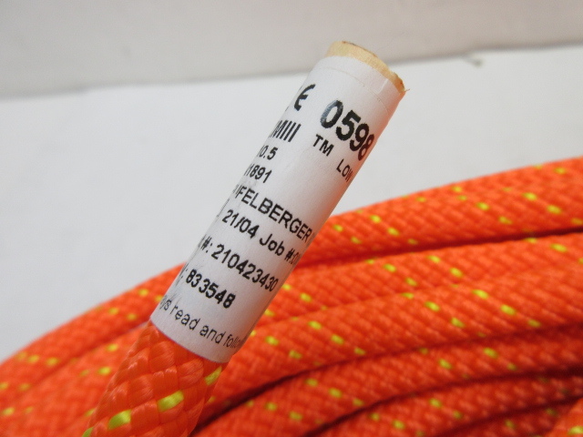n76970-ty б/у 0Teufelberger палец на ноге ferube Люгер KERNMANTLEROPES машина калильная сетка трос 10.5mm×50m KM3 orange [111-240511]