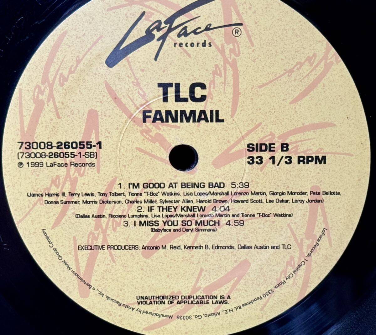 TLC / FANMAIL 2枚組中古アルバム 開封のみの未使用品ですの画像4