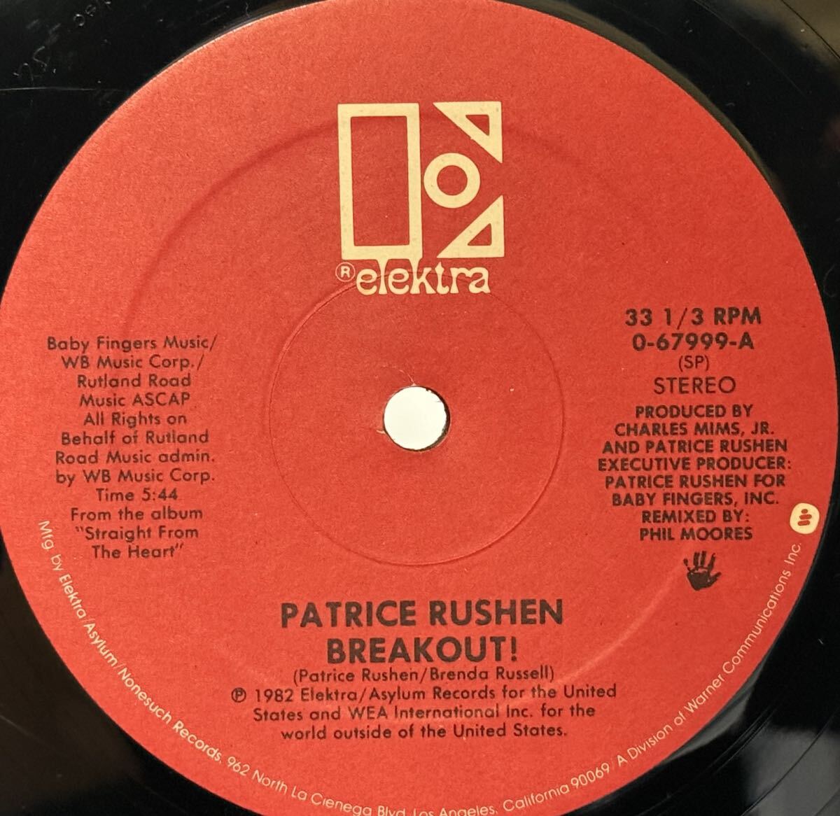 Patrice Rushen / Number One 中古盤12インチの画像2