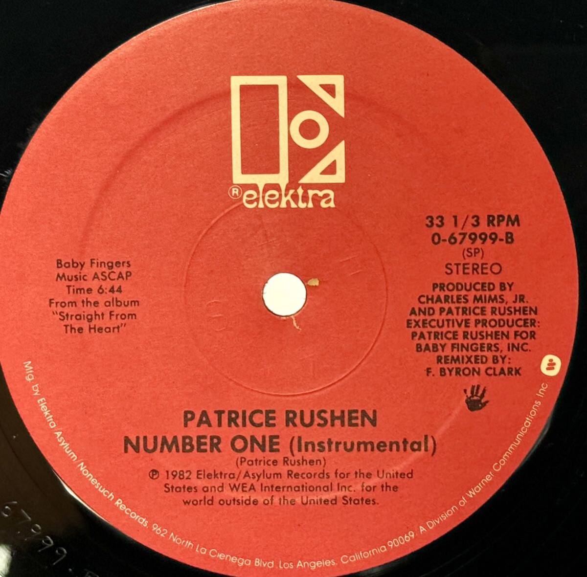 Patrice Rushen / Number One 中古盤12インチの画像1