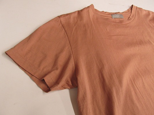 k6699：イギリス製！MARGARET HOWELL(マーガレットハウエル) 半袖Tシャツ M カットソー 茶ブラウン レディース/メンズ：35_画像5