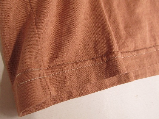 k6699：イギリス製！MARGARET HOWELL(マーガレットハウエル) 半袖Tシャツ M カットソー 茶ブラウン レディース/メンズ：35_画像6