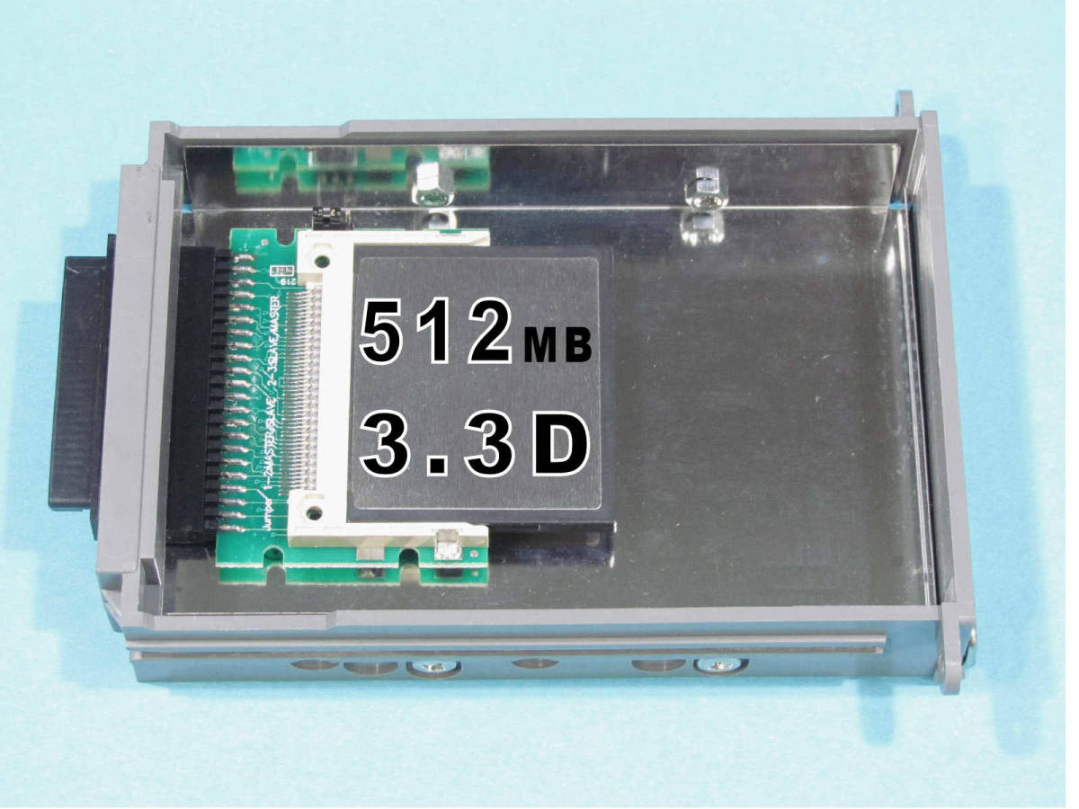 512MB／MS-DOS3.3D／確認用OS有● NEC PC-9801/PC-9821ノート 内蔵IDE-HDDパック用HDD（CFカード512MB SSD）●取付後すぐに動作確認可_HDDパックは付きません。厚枠／薄枠に対応