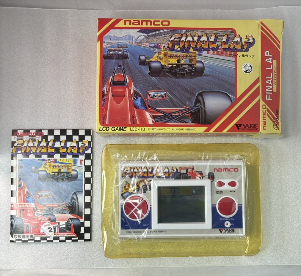 新品未使用 ゲームウォッチ ファイナルラップ ナムコ LCD Final Lap Namco _画像3