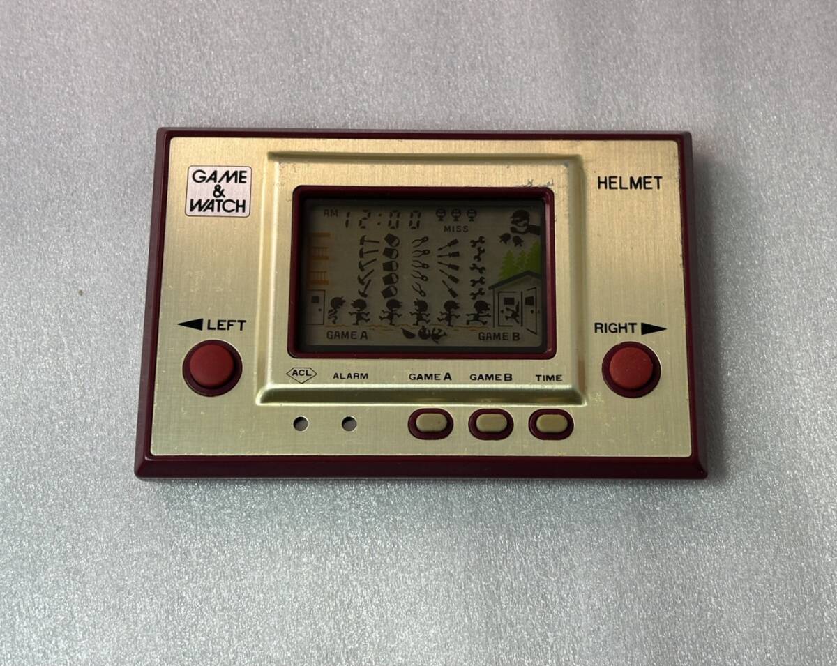 品多く ゲームウォッチ ゲームウォッチ - 画面良好 即決 ヘルメット ゲームウォッチ