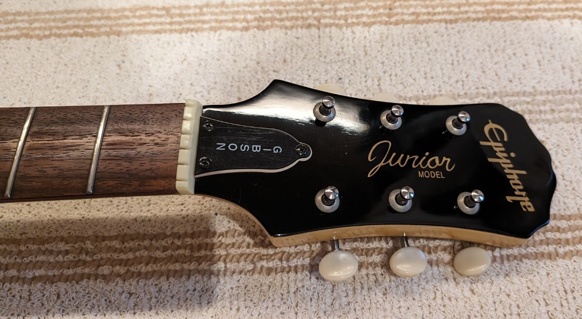 Epiphone Les Paul jr DC レスポール ジュニア  ダブルカッタウェイ Gibson ギブソン フェンダー Fender Orville TVイエローの画像3
