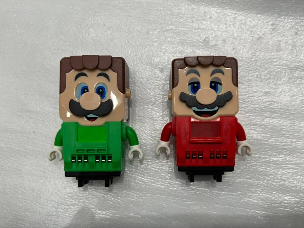 【LEGO】 レゴ　スーパーマリオ　マリオ+ルイージ　本体のみ_画像1