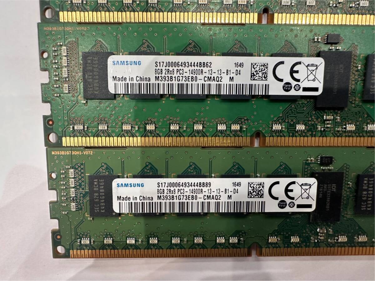 [Samsung] DDR3 1866MHz PC3-14900R 8GB×4 листов ( всего 32GB) ECC Registerd Apple MacPro тоже 