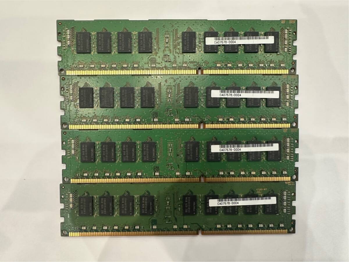 [Samsung] DDR3 1866MHz PC3-14900R 8GB×4 листов ( всего 32GB) ECC Registerd Apple MacPro тоже 