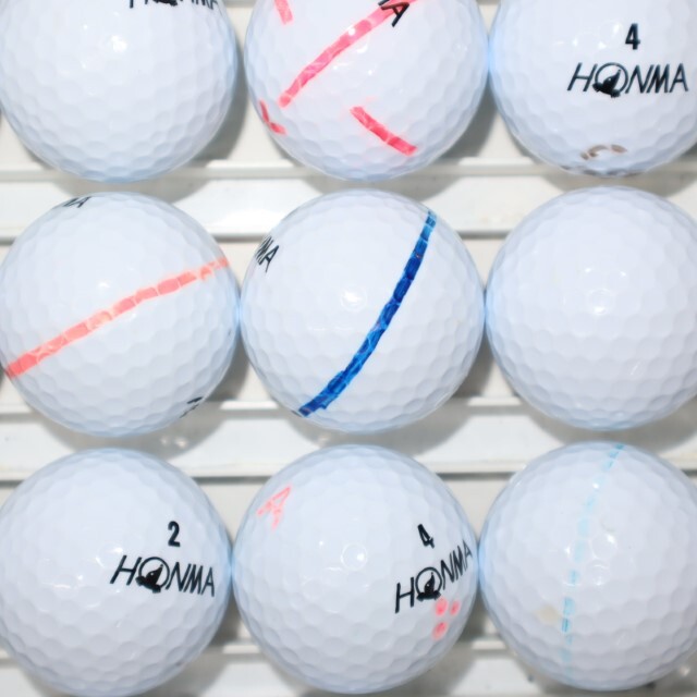 50個 ホンマ D1 2020年モデル Bランク HONMA 中古 ロストボール ゴルフボール 送料無料 snt_画像10