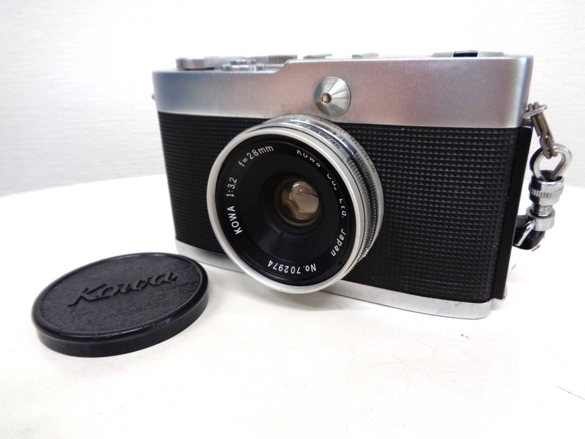 コーワ　Kowa SW　1:3.2　f=28mm　ストラップ付　フィルムカメラ　コンパクトカメラ_画像1